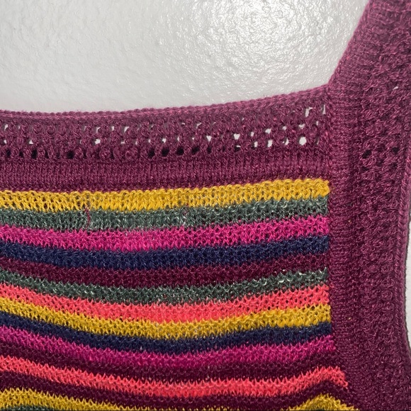 AEO striped Sweater tank Small - Picture 3 of 5